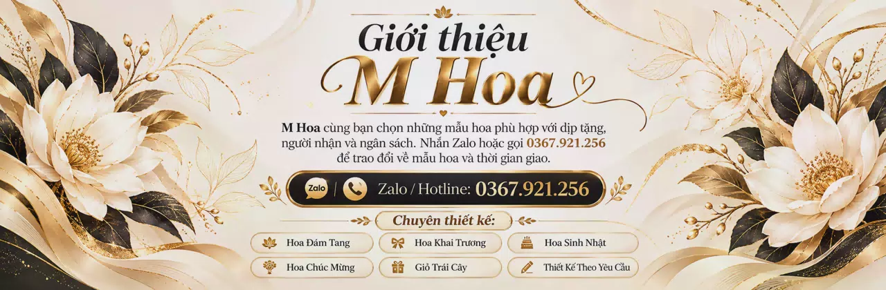 Ảnh bìa Shop hoa tươi Xã Tu Vũ Phú Thọ - Đồng hành cùng những dịp đặc biệt